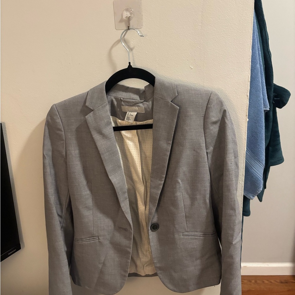 H&M Light Gray women's Blazer